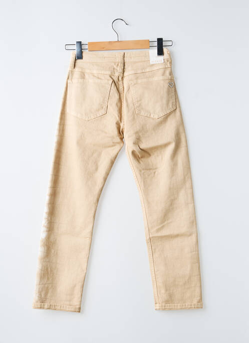 Jeans coupe slim beige PLEASE femme