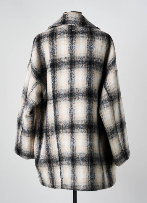 Manteau court gris MORGAN femme