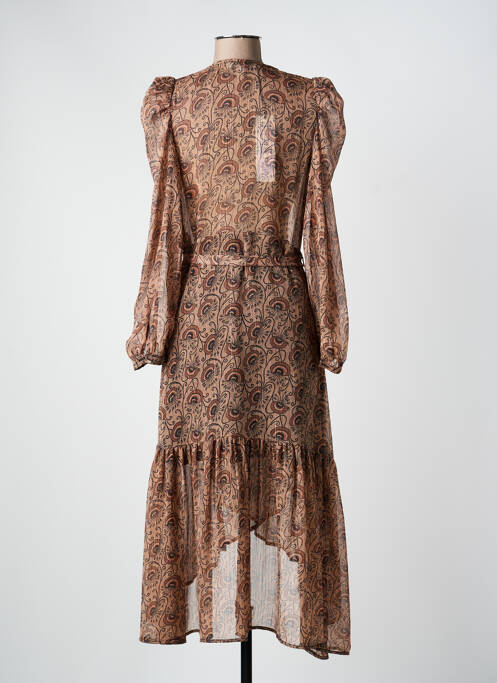 Robe longue rose MORGAN femme