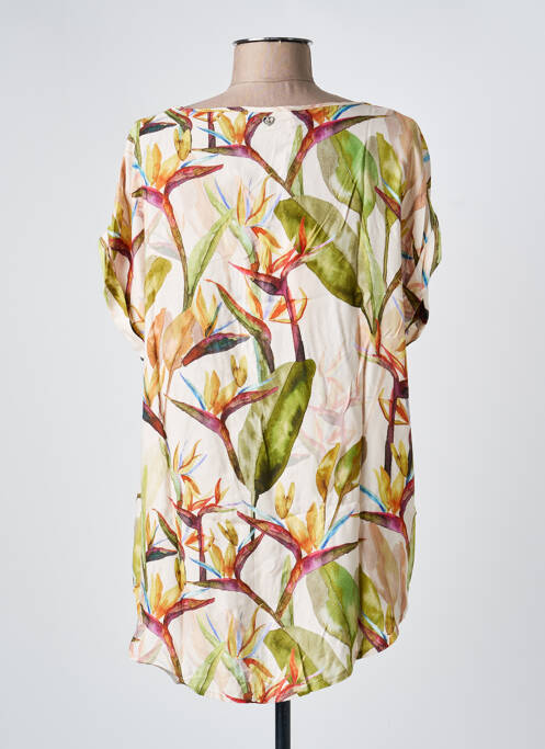 Tunique manches courtes beige PLEASE femme