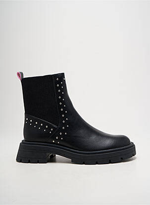 Bottines/boots matière lisse talon de 4 à 6cm noir VANESSA WU femme