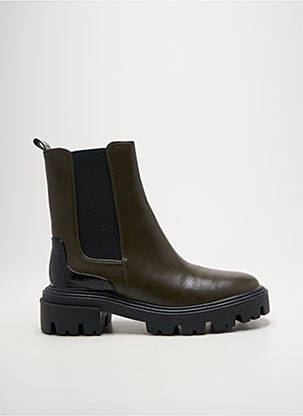 Bottines/boots matière lisse talon de 4 à 6cm vert VANESSA WU femme