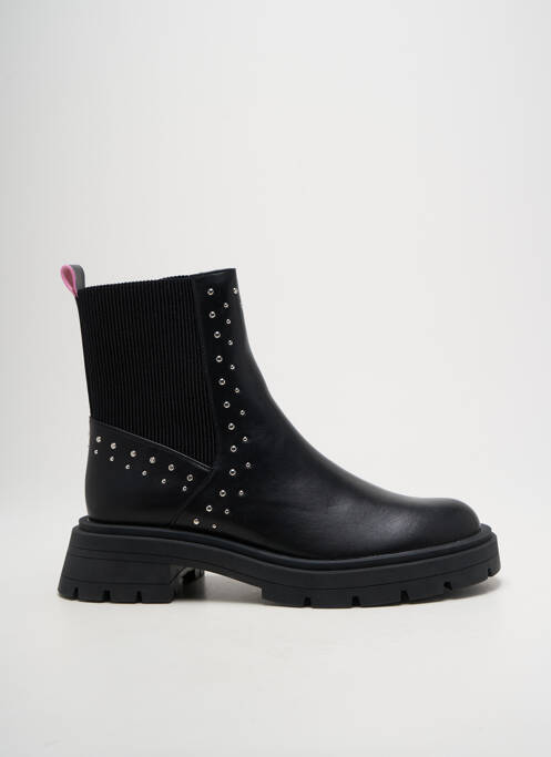 Bottines/boots matière lisse talon de 4 à 6cm noir VANESSA WU femme
