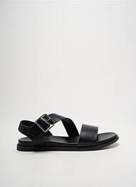 Sandales/nu pieds chiquet talon plat jusqu'à 3cm noir VANESSA WU femme