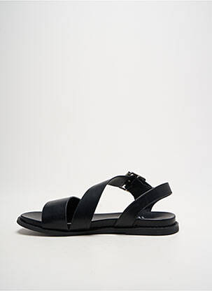 Sandales/nu pieds chiquet talon plat jusqu'à 3cm noir VANESSA WU femme
