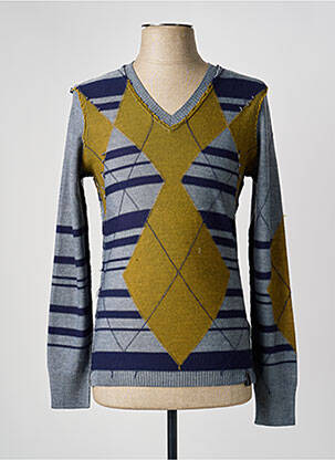 Pull manches longues manches longues bleu DIESEL homme