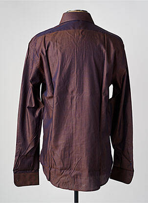 Chemise manches longues imprimé fantaisie marron ARROW homme