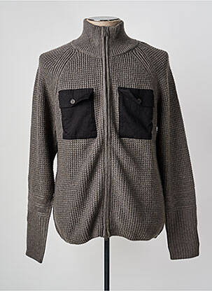 Gilet manches longues gris FREEMAN T.PORTER homme