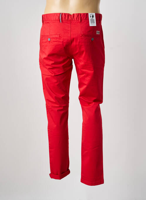 Pantalon chino poches rouge HERO SEVEN homme