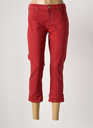 Pantacourt stretch taille normale rouge WHITE STUFF femme