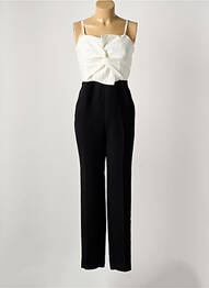 Combi-pantalon fermeture zippée au dos fines bretelles noir MORGAN femme