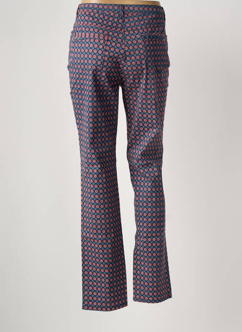 Pantalon droit stretch taille normale bleu I.QUING femme