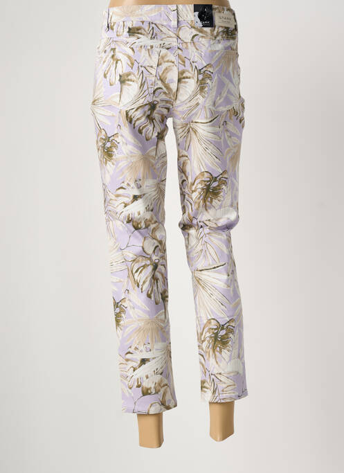 Pantacourt stretch taille normale violet STARK femme