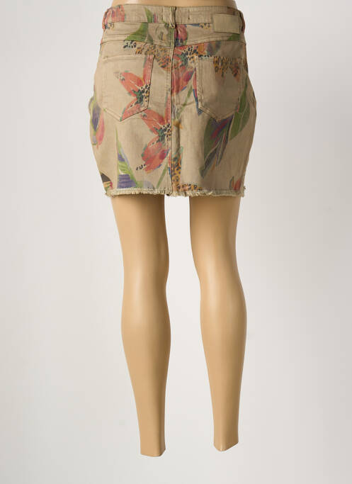 Jupe courte poches vert DESIGUAL femme