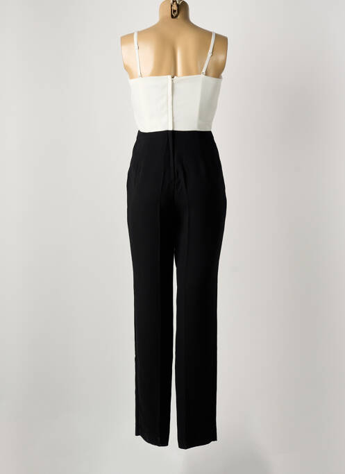 Combi-pantalon tissage crêpe fines bretelles noir MORGAN femme