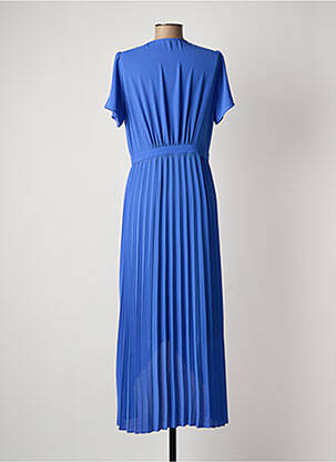 Robe longue manches courtes manches courtes bleu I.CODE (By IKKS) femme