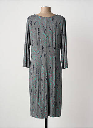 Robe pull col v manches longues gris WHITE STUFF femme