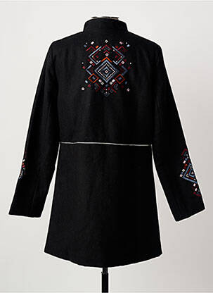 Manteau court poches sans capuche noir LA FIANCEE DU MEKONG femme