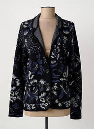 Blazer coupe cintrée noir DESIGUAL femme