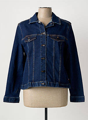 Veste casual poches bleu BREIZH ANGEL femme