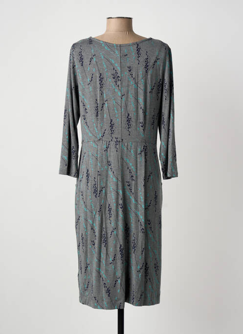 Robe pull col v manches longues gris WHITE STUFF femme