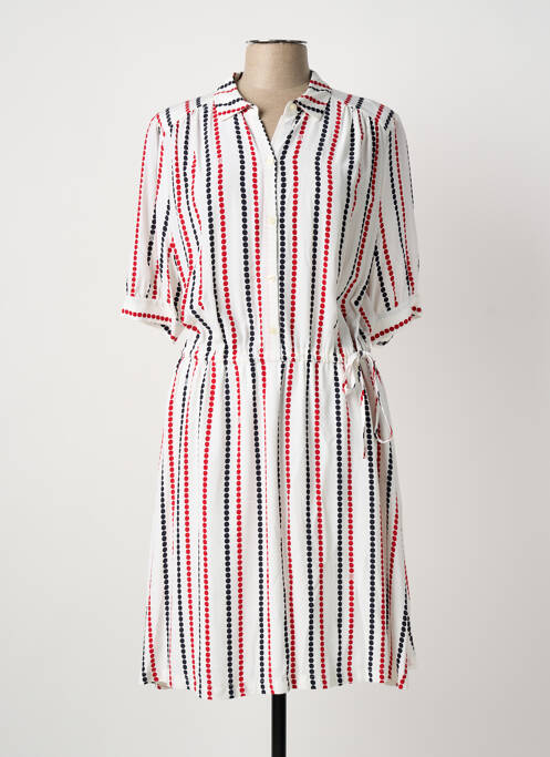 Robe mi-longue rouge TOMMY HILFIGER femme