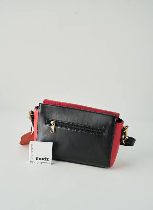 Sac multipoches rouge AUGRÉ femme