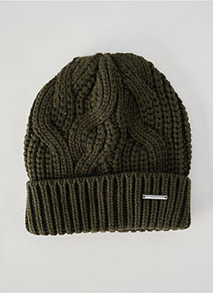 Bonnet stretch vert RINO & PELLE femme