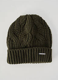 Bonnet stretch vert RINO & PELLE femme