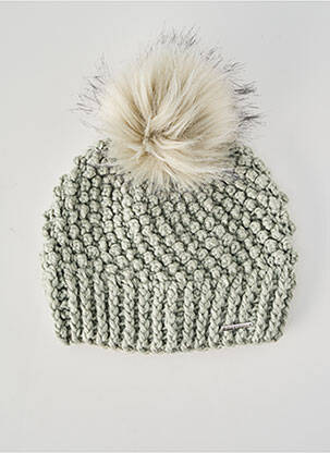 Bonnet stretch vert RINO & PELLE femme