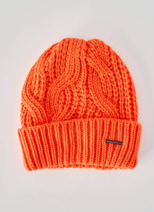 Bonnet orange RINO & PELLE femme