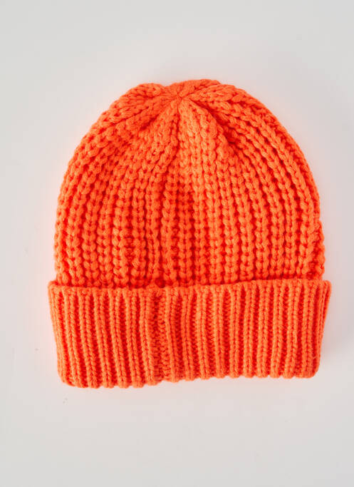Bonnet orange RINO & PELLE femme
