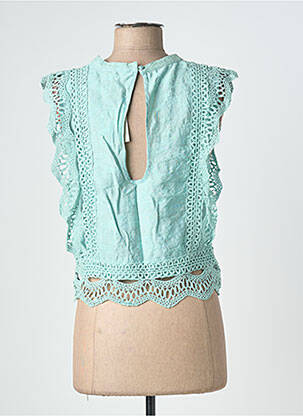 Top manches courtes manches courtes bleu NEKANE femme