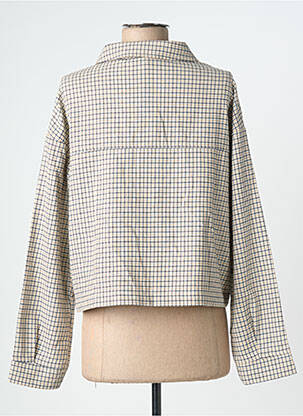 Veste casual col chemisier blanc MUS & BOMBON femme