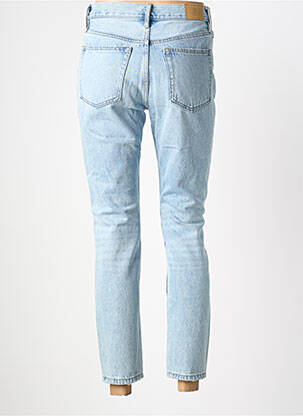 Jean coupe mom poches taille normale bleu NAGEV femme
