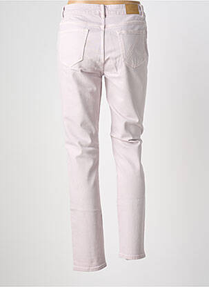 Jeans coupe slim stretch taille normale rose NAGEV femme