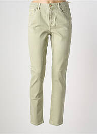 Jeans coupe slim stretch taille normale vert NAGEV femme