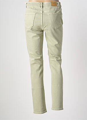 Jeans coupe slim stretch taille normale vert NAGEV femme