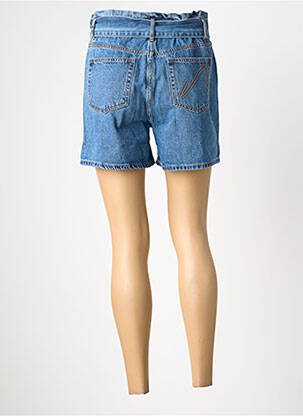 Short tissage denim taille normale bleu NAGEV femme