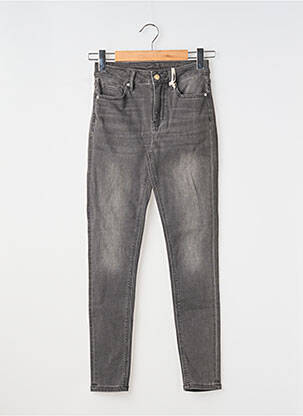 Jeans coupe slim stretch taille normale gris NAGEV femme