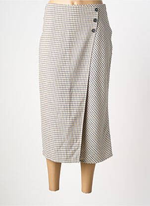 Jupe longue blanc MUS & BOMBON femme