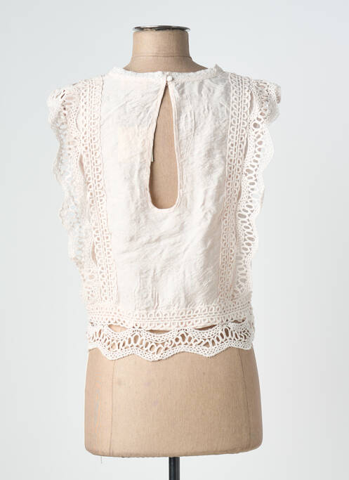 Top manches courtes manches courtes rose NEKANE femme