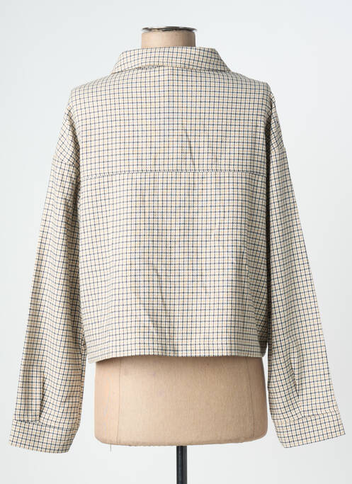 Veste casual col chemisier blanc MUS & BOMBON femme