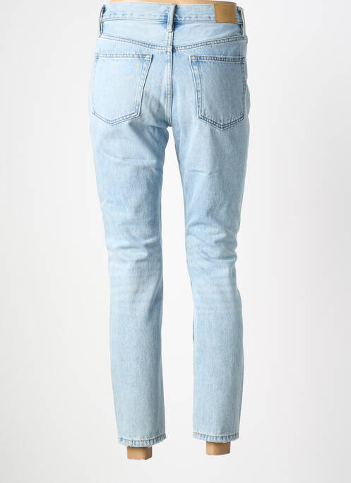 Jean coupe mom poches taille normale bleu NAGEV femme