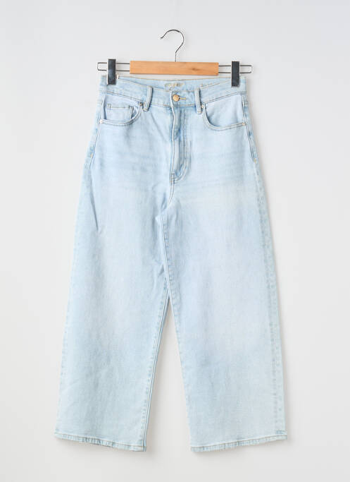 Jeans coupe large stretch taille normale bleu NAGEV femme