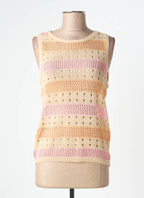 Top orange NEKANE femme