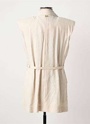 Veste casual col tailleur beige RINASCIMENTO femme