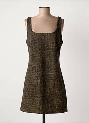 Robe courte sans manche sans manche noir IDANO femme