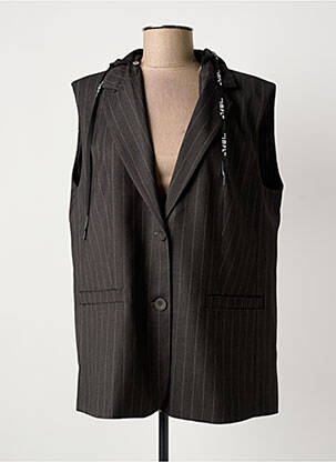Veste casual col tailleur gris IMPERIAL femme