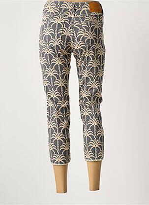 Pantacourt stretch taille normale gris PLEASE femme